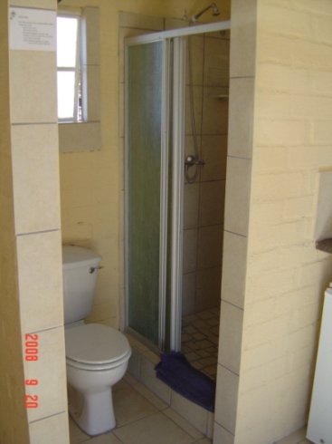 Shower and Toilet
